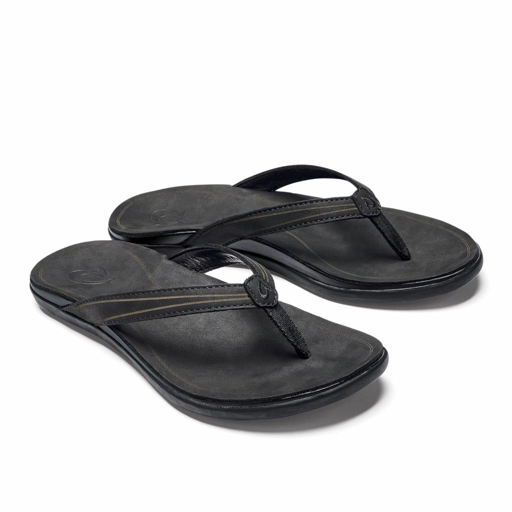 Sandalias Olukai ‘Aukai - Chanclas Mujer Negros 20839-150